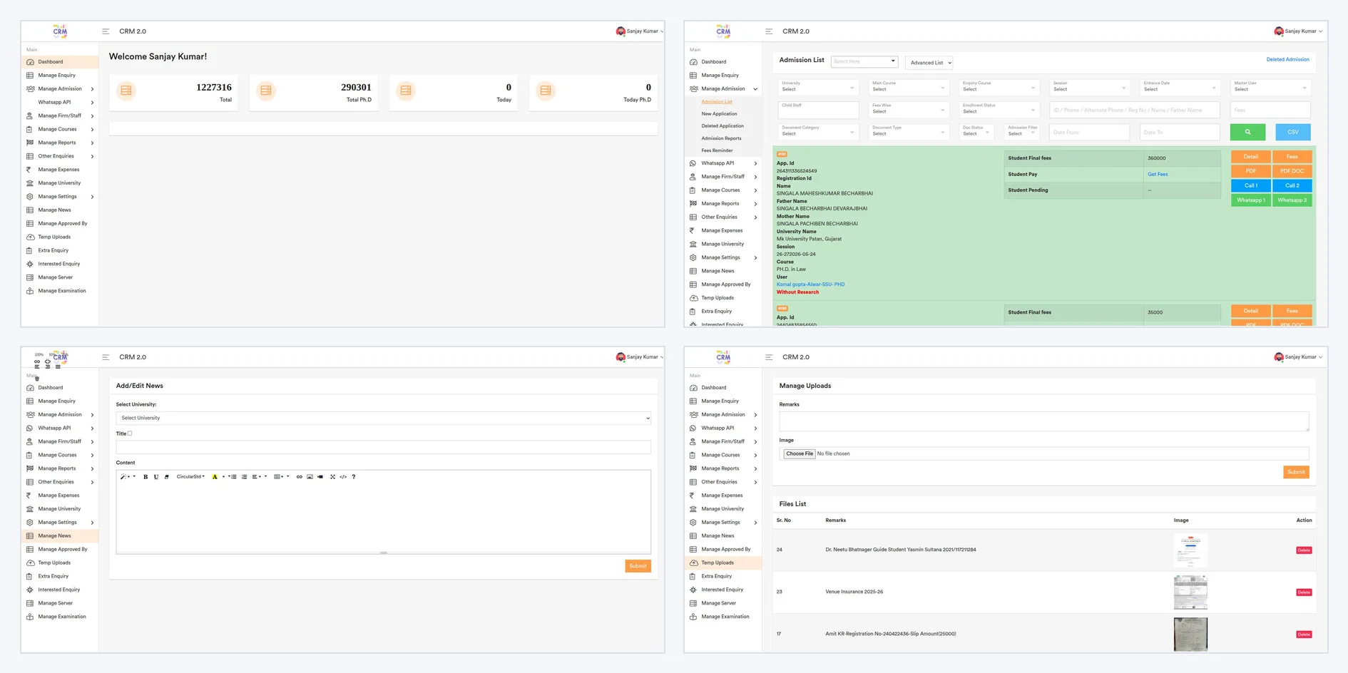 CollegeIndia CRM